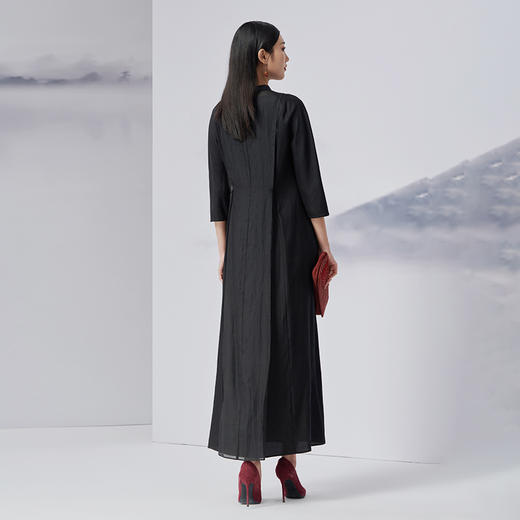 TANGY Collection/天意精品2022年春夏新品长款收腰莨绸连衣裙 商品图2