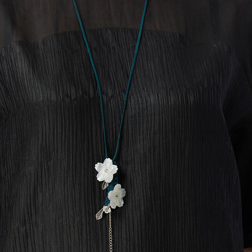 TANGY Collection/天意精品2022年秋冬新品925银贝母项链 商品图2