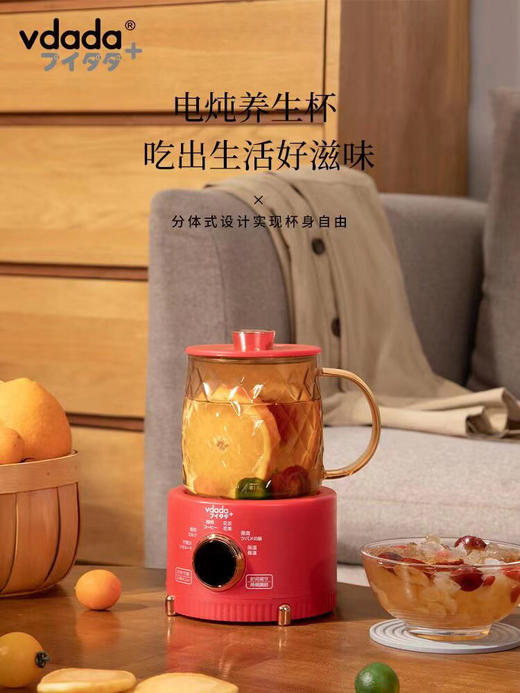 VADAD日本达味电炖养生杯-玻璃式迷你小型养生壶热燕窝牛奶-金卡会员6折 商品图0