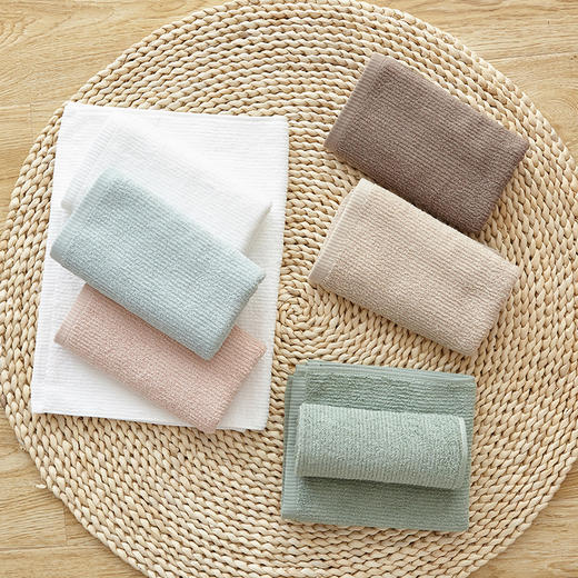 纯棉面巾单条  3条装 家用吸水不易掉毛面巾 无印良品 商品图5