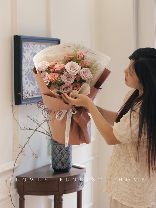 复古拼色玫瑰 商品图3