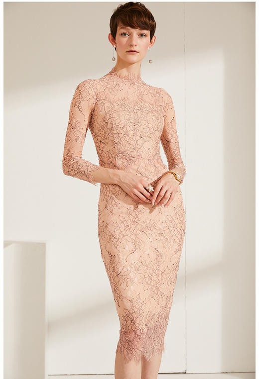 “朦胧”颈袖添香-9283545 蕾丝连衣裙 定制
颜色 温柔高雅 若隐若现 商品图3