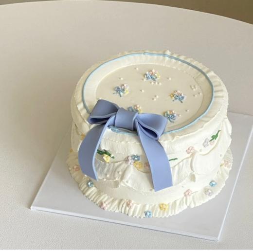 蝴蝶结紫色刺绣小花| 昔果 商品图0