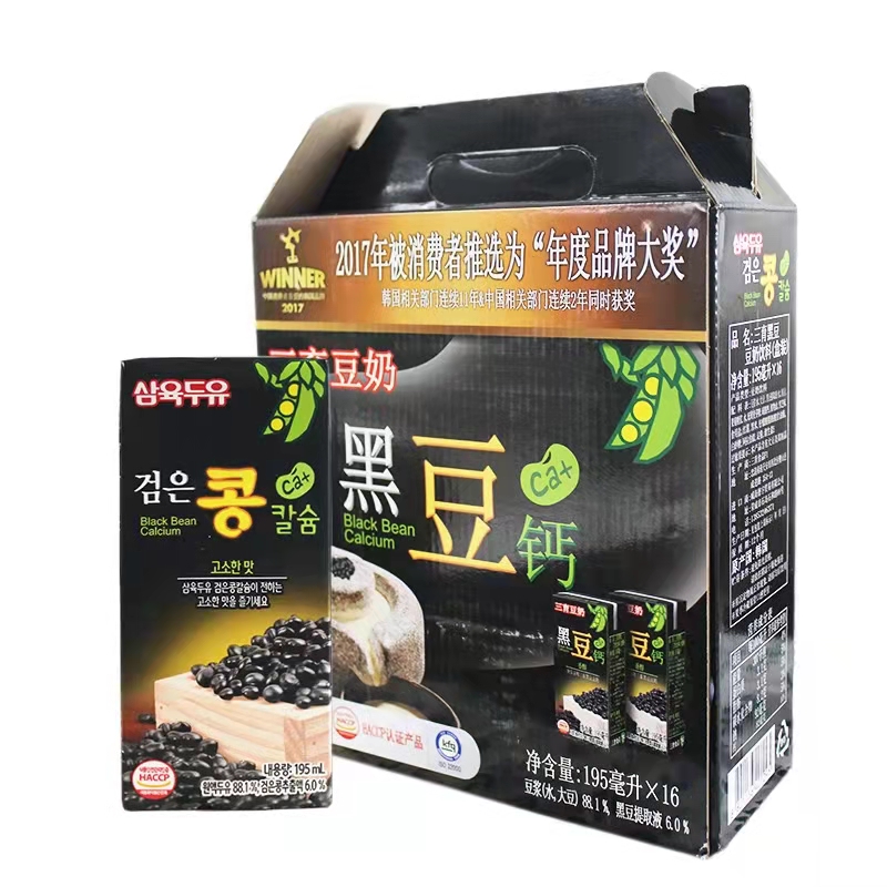 【박스】삼육 검은콩칼슘두유195ml*16