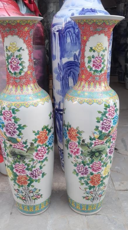 1.2米 粉彩大花瓶 商品图0