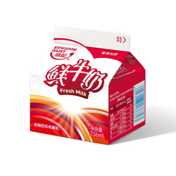 维记 巴氏杀菌 236ml×4盒 鲜奶鲜牛奶 商品图6