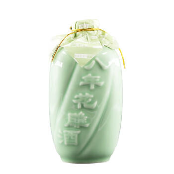 古越龙山青瓷花雕八年 半甜型 绍兴黄酒 500ml 单瓶装 商品图1