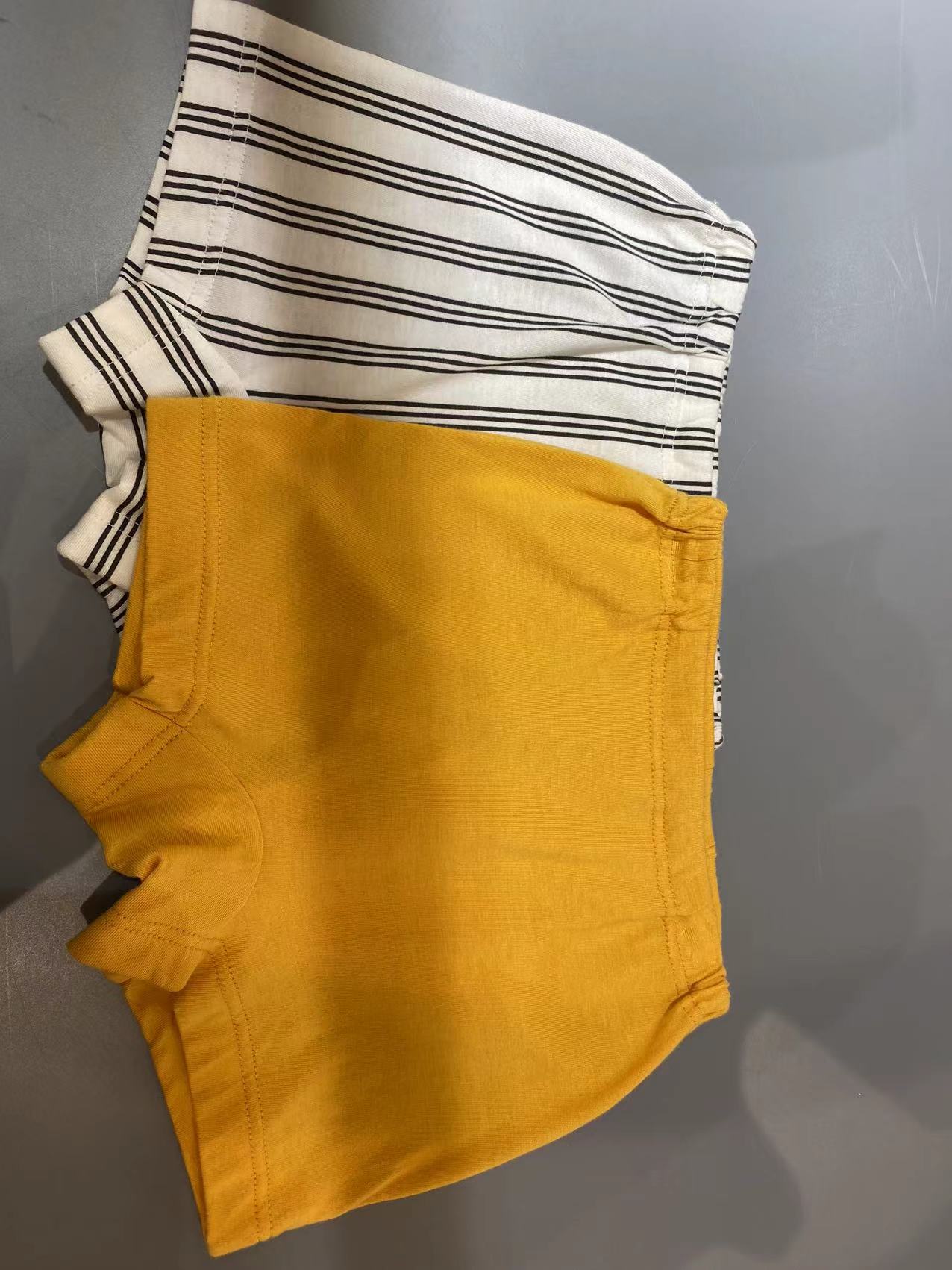 【尺码偏小请拍大一码】【尺码偏小请拍大一码】【尺码偏小请拍大一码】moimoln小云朵童装男女宝宝内裤儿童卡通条纹平角裤LOZRNZIS07