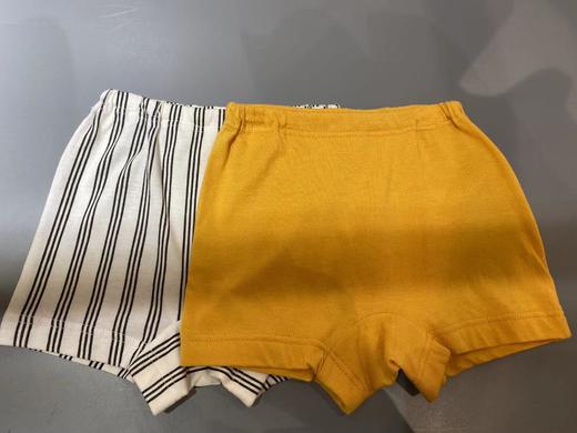 【尺码偏小请拍大一码】【尺码偏小请拍大一码】【尺码偏小请拍大一码】moimoln小云朵童装男女宝宝内裤儿童卡通条纹平角裤LOZRNZIS07 商品图0