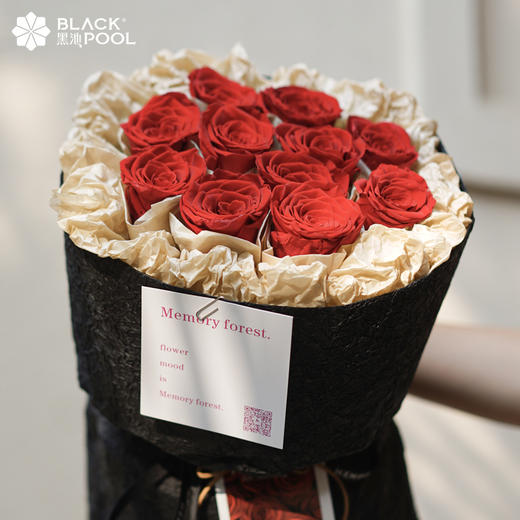 爵士玫瑰-11朵永生花，我爱你,每一天（限深圳） 商品图2