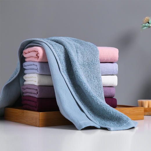 素源系列方面浴套装 纯棉吸水家用方巾面巾浴巾三件套 无印良品 商品图3