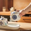 赛巴迪国风多彩花复古陶瓷调味罐4件套配陶瓷托 商品缩略图3