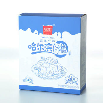 哈老鼎丰葡萄干味冰糕哈尔滨风味 舀着吃的 冷饮雪糕冰淇淋900g（450g*2） 商品图1