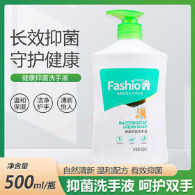 时尚优家健康抑菌洗手液500ml（买一送一）