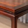 红木霸王枨马蹄腿鱼门洞画桌 商品缩略图1