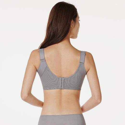 都市丽人舒软挺塑轻塑CD杯调整型文胸蕾丝超薄3/4杯塑身文胸四排扣记忆钢圈LJ22M3 商品图2