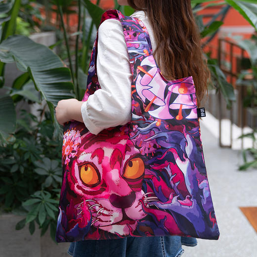 德国LOQI x 野武系列合集 全新再生环保材料 单肩可折叠 旅行大容量 防泼水 超轻50g可承重40斤 商品图5