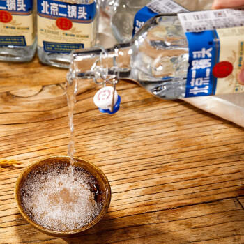 永丰牌出口小方瓶经典蓝标 清香型白酒 42度 500ml*6瓶 北京二锅头 商品图0