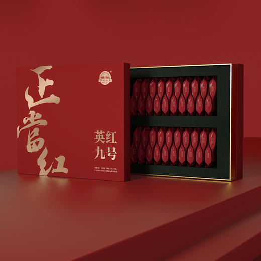 【正当红送好运】英红九号 正当红 世界高香红茶 礼盒装 5gx40袋 200g/盒（京东同款） 商品图2