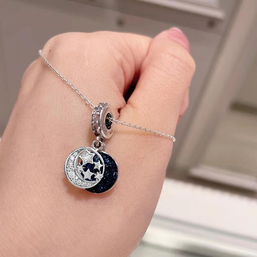 七夕情人节送礼精选潘多拉浩瀚星河项链pandora潘多拉925银时尚项链