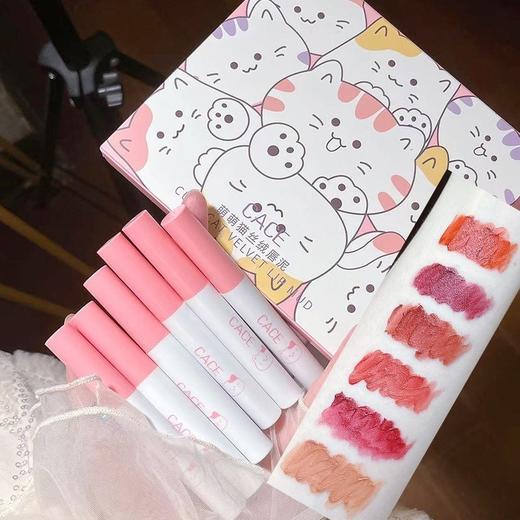 CACE新品萌猫唇泥套装礼盒装送闺蜜朋友套装哑光雾面丝绒显白情人节礼物 商品图2