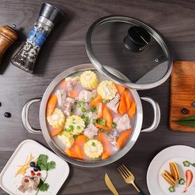 康巴赫第五代汤锅不锈钢家用加厚炖煲锅燃气用