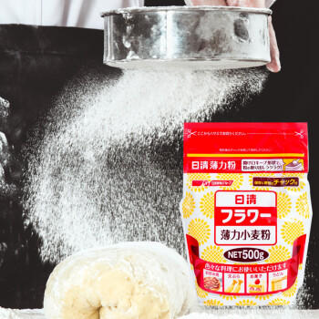 日清 日本进口 薄力小麦粉 低筋面粉蛋糕饼干粉 天妇罗粉烘焙原料500g 商品图1