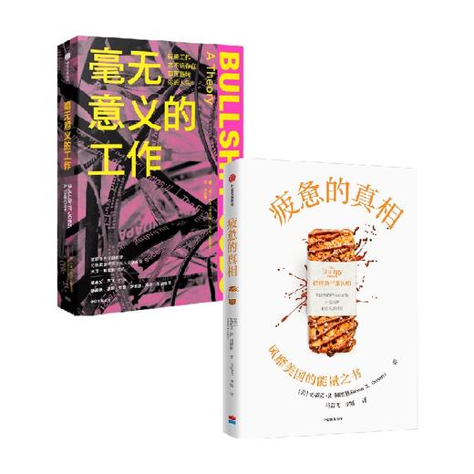 毫无意义的工作+疲惫的真相（套装2册）大卫格雷伯 等著 狗屁工作 中文版 职场图书 抗疲惫的三个方法 中信出版 商品图0