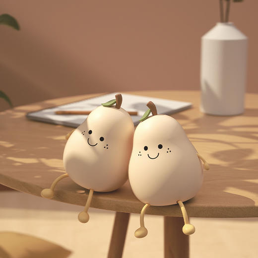 不分梨鸭梨夜灯梨子夜灯 硅胶可爱夜灯伴睡夜灯 心选到家 商品图2