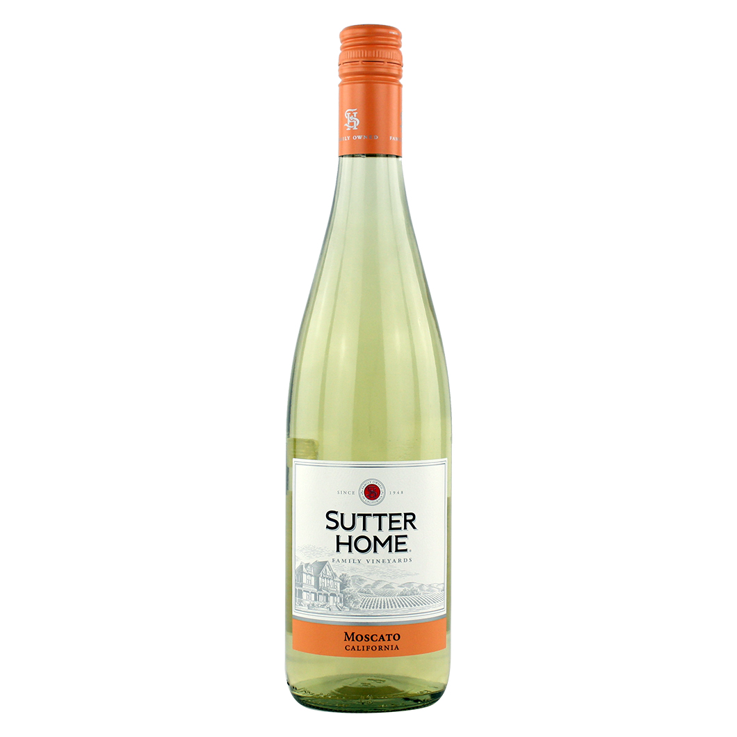 美国舒特家族莫斯卡多甜白葡萄酒 Sutter Home Moscato, California, USA