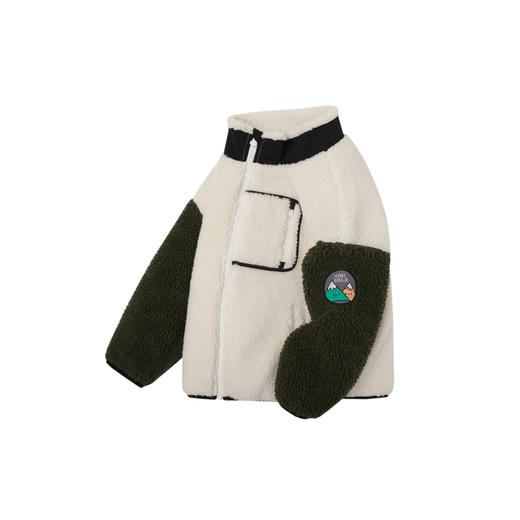 【爸妈款】【mini亲子x设计师原创】迷你巴拉亲子装便服立领毛绒绒外套 商品图4