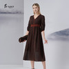TANGY Collection/天意精品2022年秋季新品莨绸礼服裙 商品缩略图0