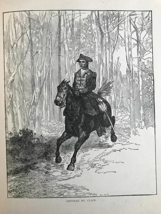 1891年 印第安纳通俗史 约百幅插图 漆布精装大32开 商品图12