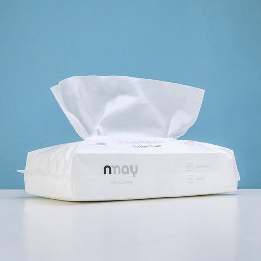 德国 nmay 平纹纯棉棉柔巾洗脸巾干湿两用亲肤透气 60P/包 商品图1