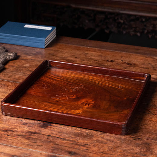 清 红木方形呈盘 商品图0