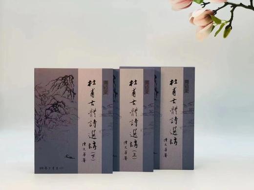 《杜甫古体诗选讲》，陈文华著，18开平装，一函二册，学生书局2021年5月初版。售价248元。
 
本书以高步瀛《唐宋诗举要》所收杜甫古体诗四十五题五十二首为主，旁及有关之诗篇。全书都七十余万言。作者 商品图4