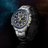 西铁城（CITIZEN）光动能万年历电波对时男表空中之鹰蓝天使AT8020-54L 商品缩略图2