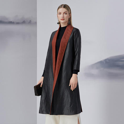 TANGY Collection/天意精品2022年秋冬新品秋日私语系列莨绸外套 商品图4