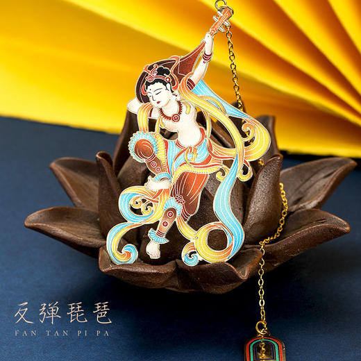 敦煌文创书签金属国潮中国风琵琶文化创意毕业礼品女生文创艺术 商品图3