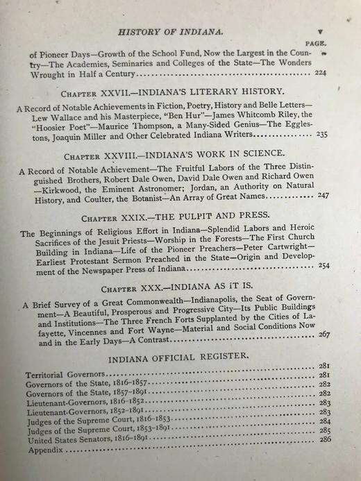 1891年 印第安纳通俗史 约百幅插图 漆布精装大32开 商品图5