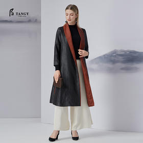 TANGY Collection/天意精品2022年秋冬新品秋日私语系列莨绸外套