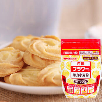 日清 日本进口 薄力小麦粉 低筋面粉蛋糕饼干粉 天妇罗粉烘焙原料500g 商品图4