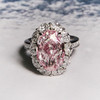 天然粉钻戒指7.49克拉 商品缩略图0
