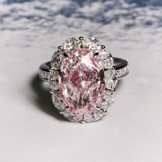 天然粉钻戒指7.49克拉 商品图0