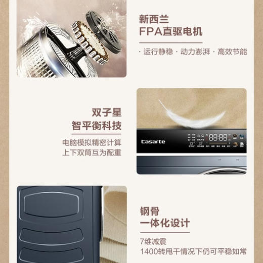 卡萨帝（Casarte）洗衣机C8 H14L6SU1 商品图7
