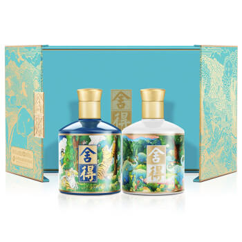 舍得万象新 浓香型 白酒 52度 375ml×2 礼盒装 商品图3