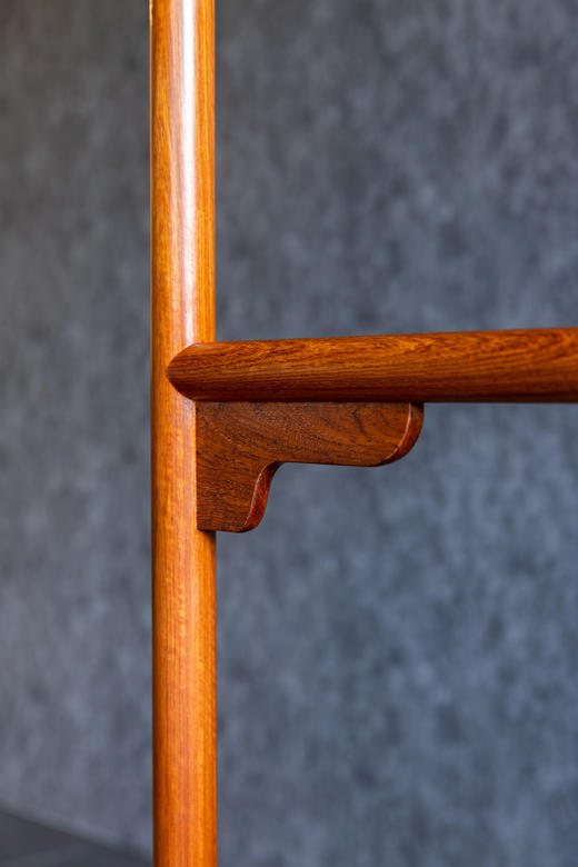 红桥红  家具严选  缅甸花梨（大果紫檀）【106 明式简约 空灵衣帽架 】 商品图5