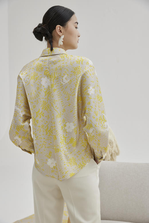 真丝双面印衬衫 SJS94W119W 商品图2