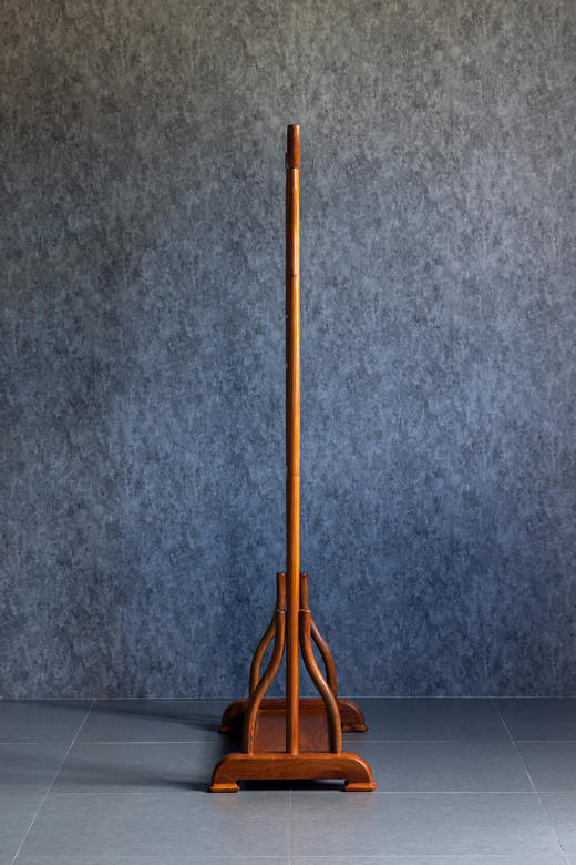 红桥红  家具严选  缅甸花梨（大果紫檀）【106 明式简约 空灵衣帽架 】 商品图8