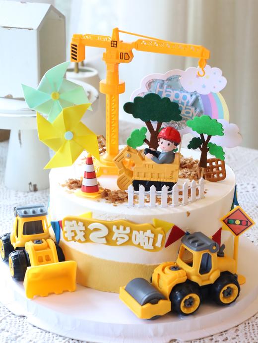 挖挖机小男孩风车（巧克力数字） 商品图4